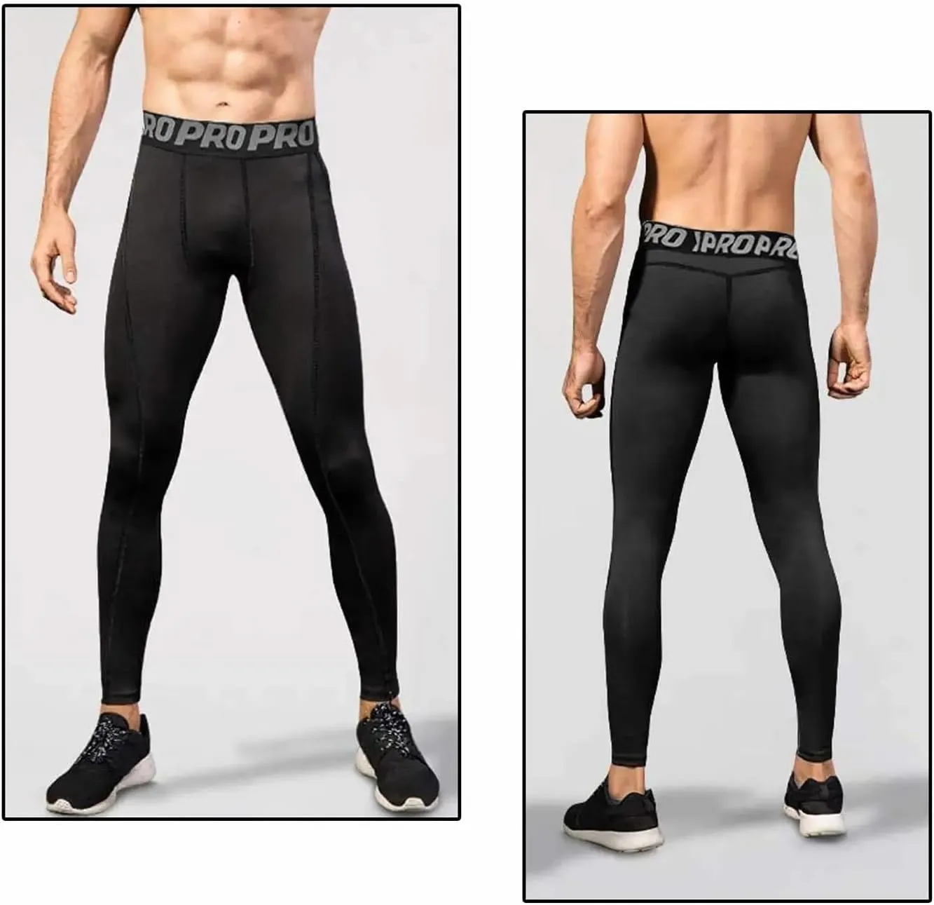 5 Pack Men's Compression Pants Camouflage Athletic Workout Leggings Running Tights Sports Basketball Baselayer