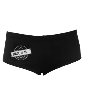 50th Birthday Gift Made in 19__ Women's Dark Boyshorts by TooLoud