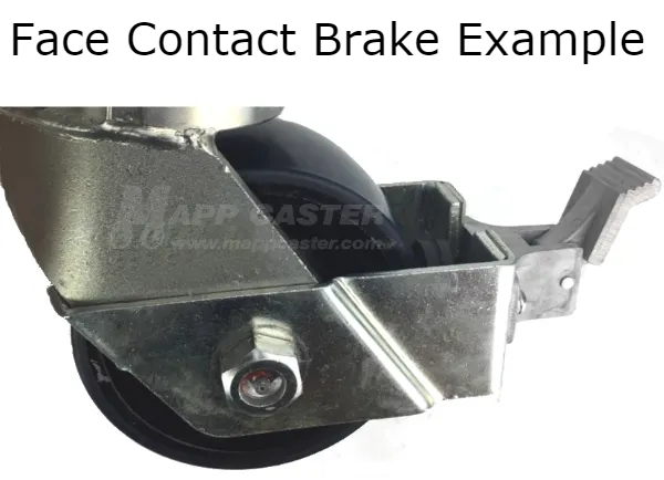 6" x 3" Ductile Steel Wheel Rigid P70 Caster - 5,400 Lbs Capacity