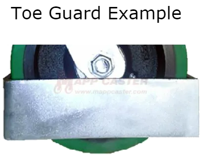 6" x 3" Ductile Steel Wheel Rigid P70 Caster - 5,400 Lbs Capacity