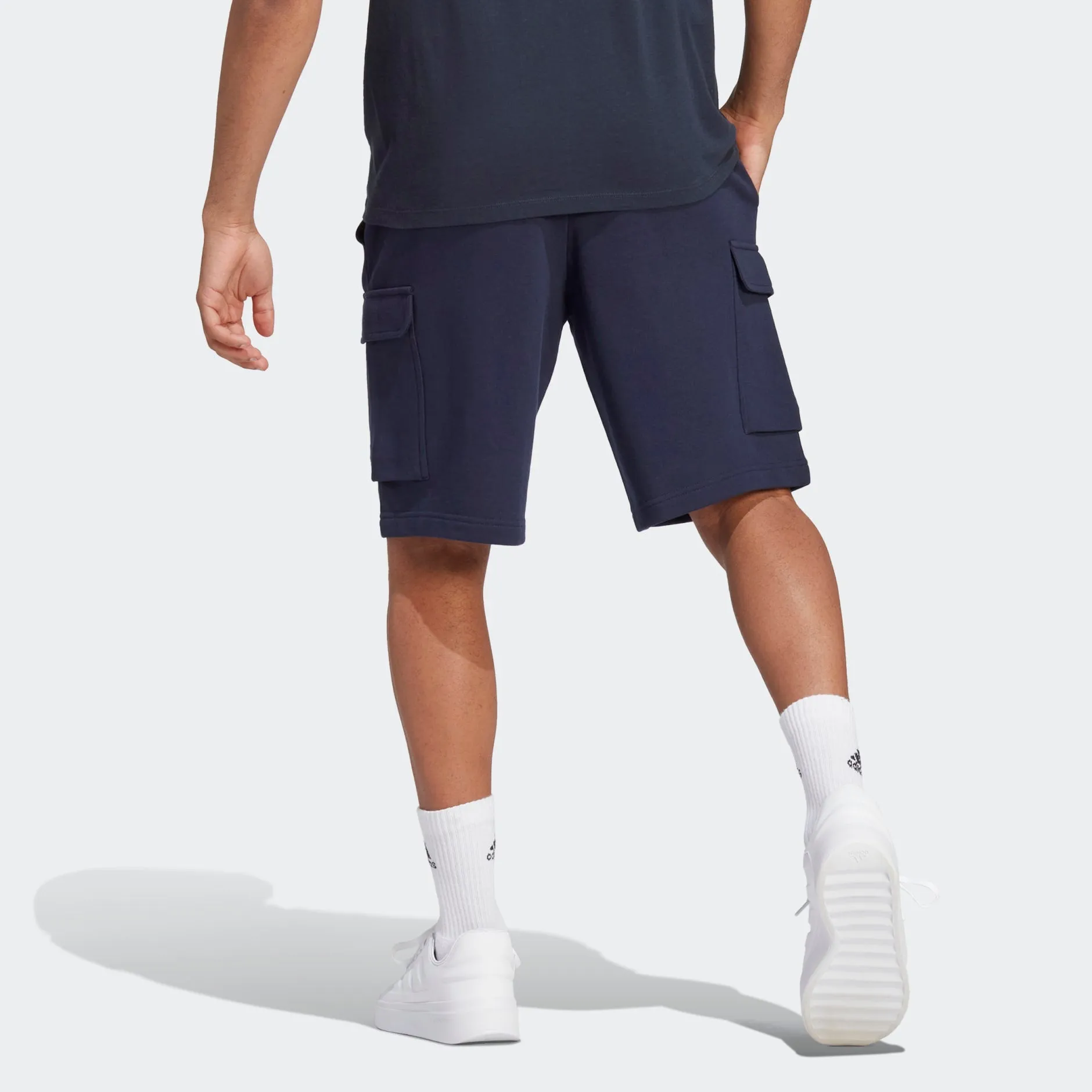 ADIDAS ESSENTIALS FRENCH TERRY CARGO SHORTS - HA4339