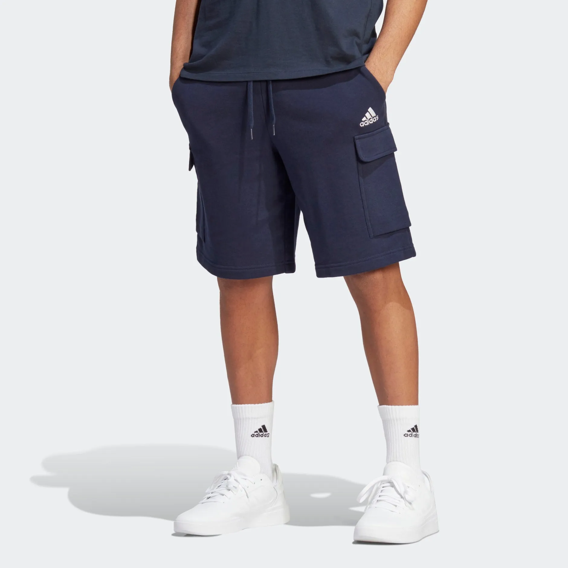 ADIDAS ESSENTIALS FRENCH TERRY CARGO SHORTS - HA4339