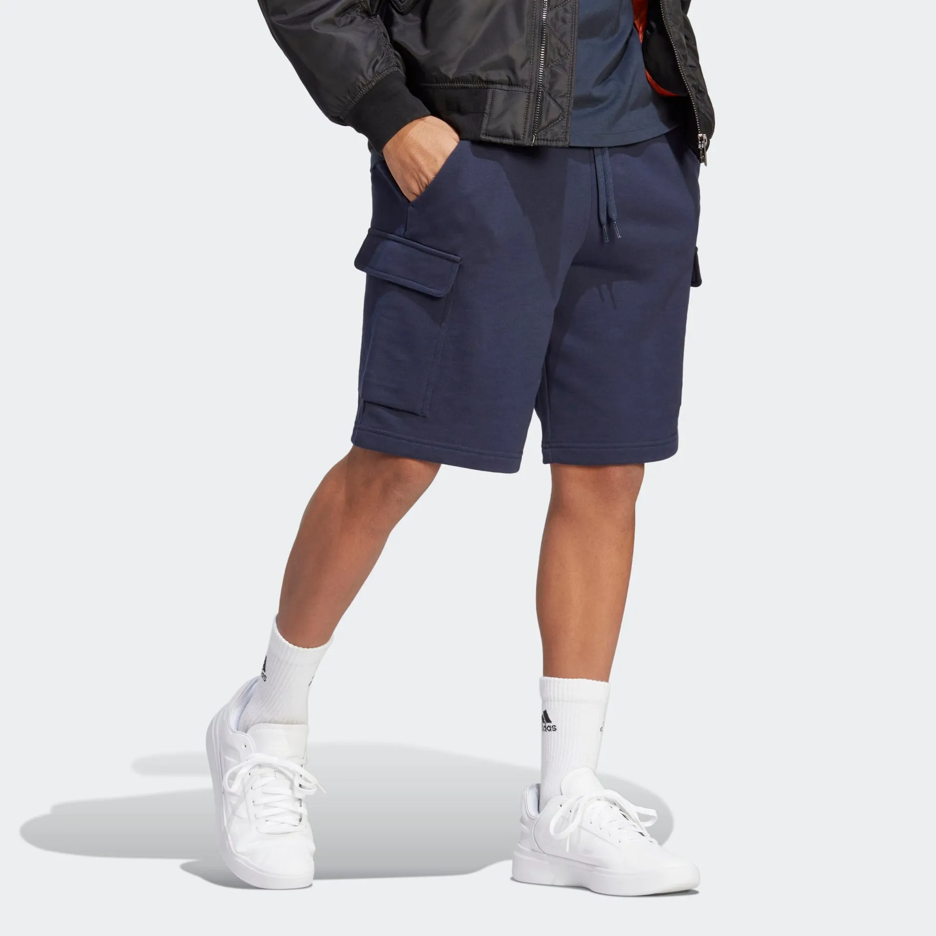 ADIDAS ESSENTIALS FRENCH TERRY CARGO SHORTS - HA4339