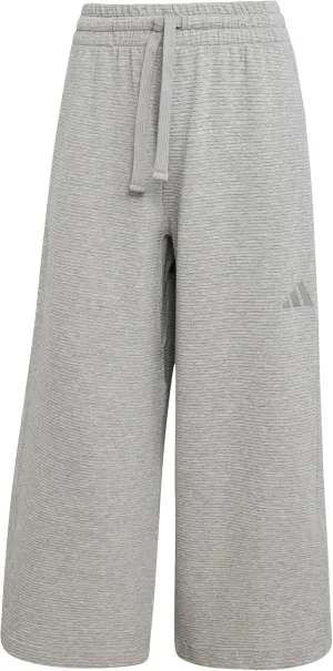 adidas Women's All Szn Ribbed 7/8 Length Wide Leg Pants