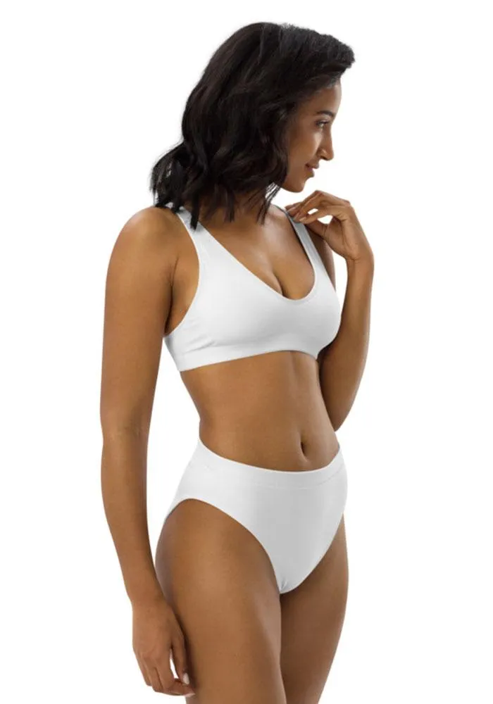 All-Over Print Recycled High-Waisted Bikini Set