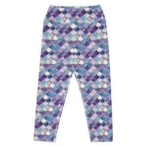 Amethyst Ocean Mermaid Capri Swim Leggings