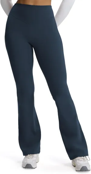 Aoxjox Flare Leggings for Women Hidden Scrunch Butt Lifting High Waisted Wide Leg Yoga Pants 30"/32"/34"