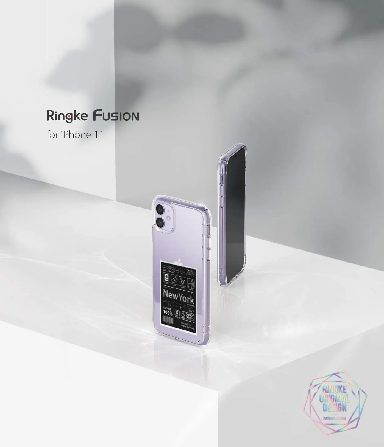 Apple iPhone 11 Back Cover Case | Fusion Design - NEW YORK : LABEL