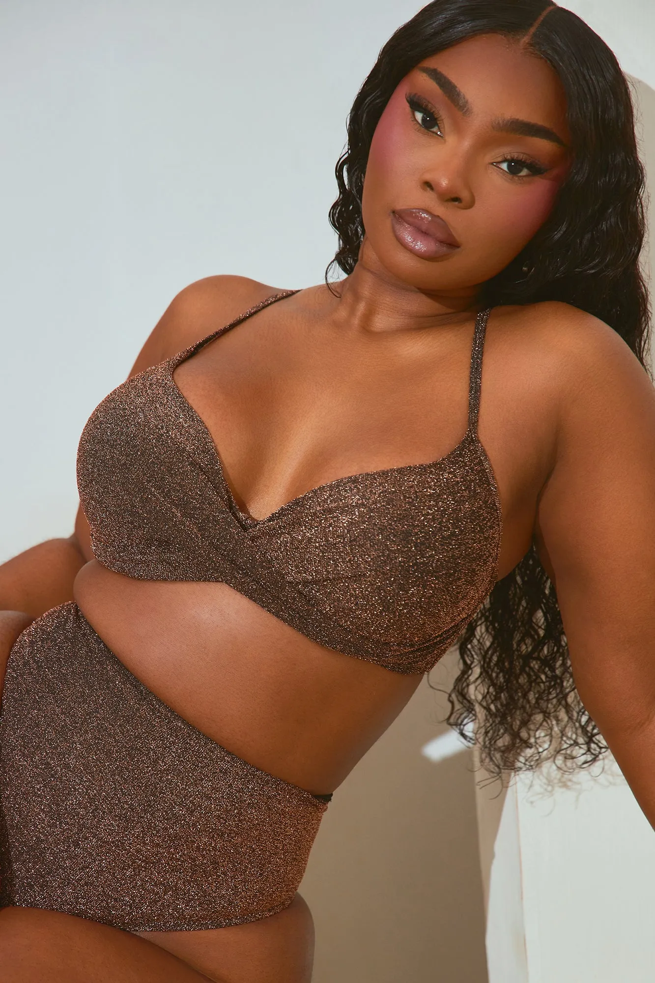 Ariella Shimmer 2 Piece Bikini - Bronze