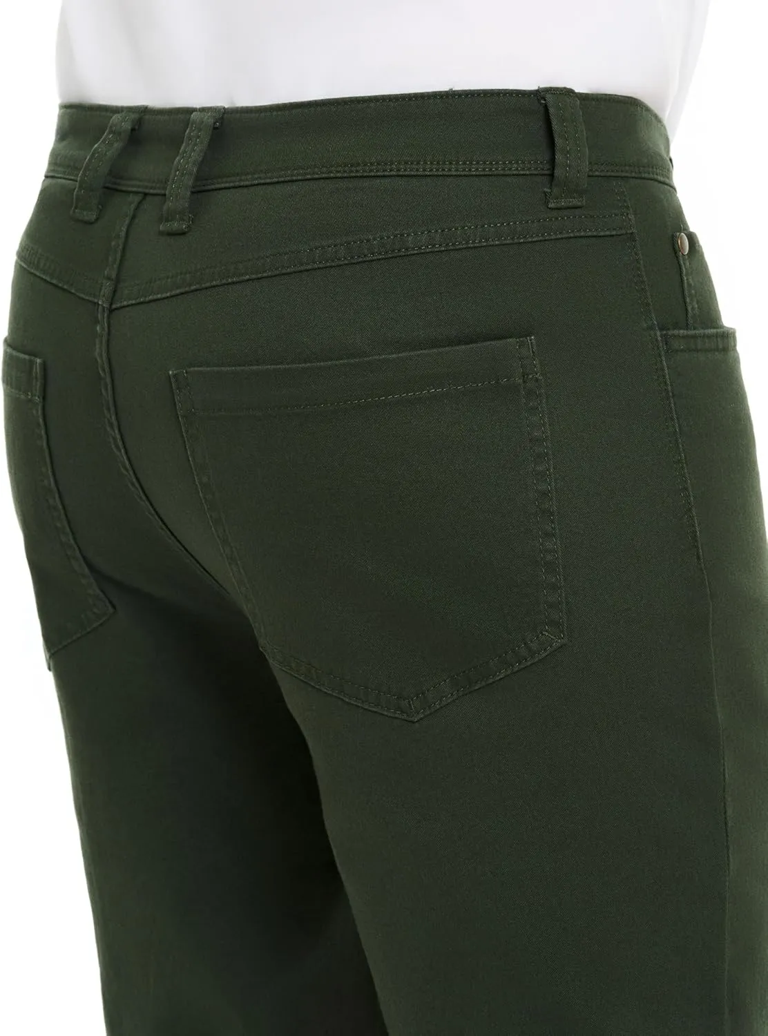 Arrow Men's Heritage Twill 5-Pocket Pant, Straight Leg Fit, Cotton Blend Fabric