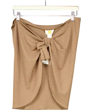 Bahabini Brown Mesh Sarong One Size