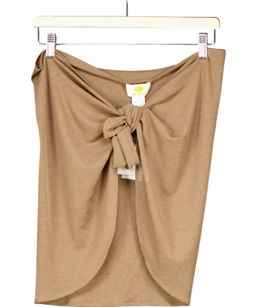 Bahabini Brown Mesh Sarong One Size