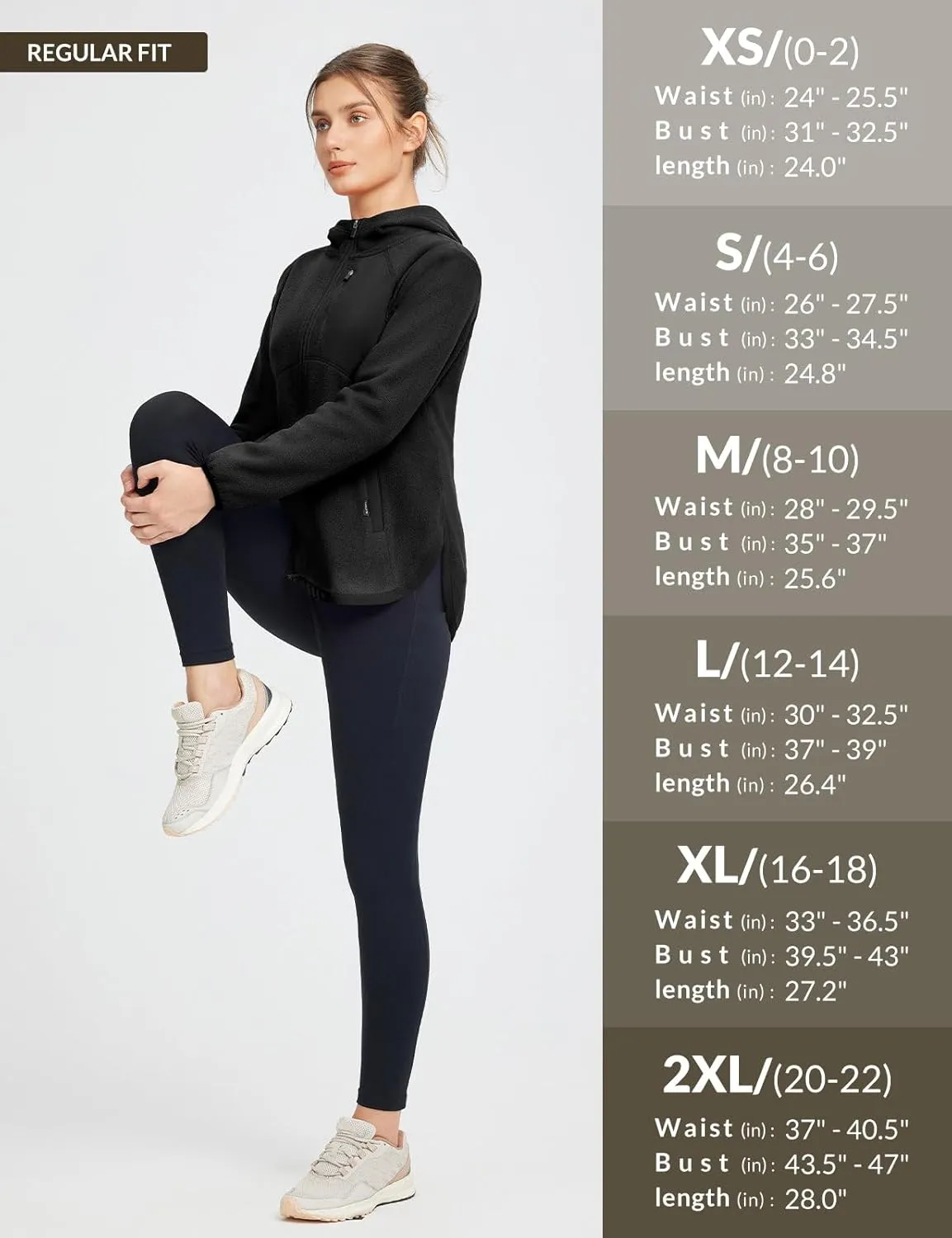 baleaf Women's Fleece Thermal Jacket Hooded Polar Warm Winter Lightweight Jackets Cold Weather Running Hiking Casual Outdoor