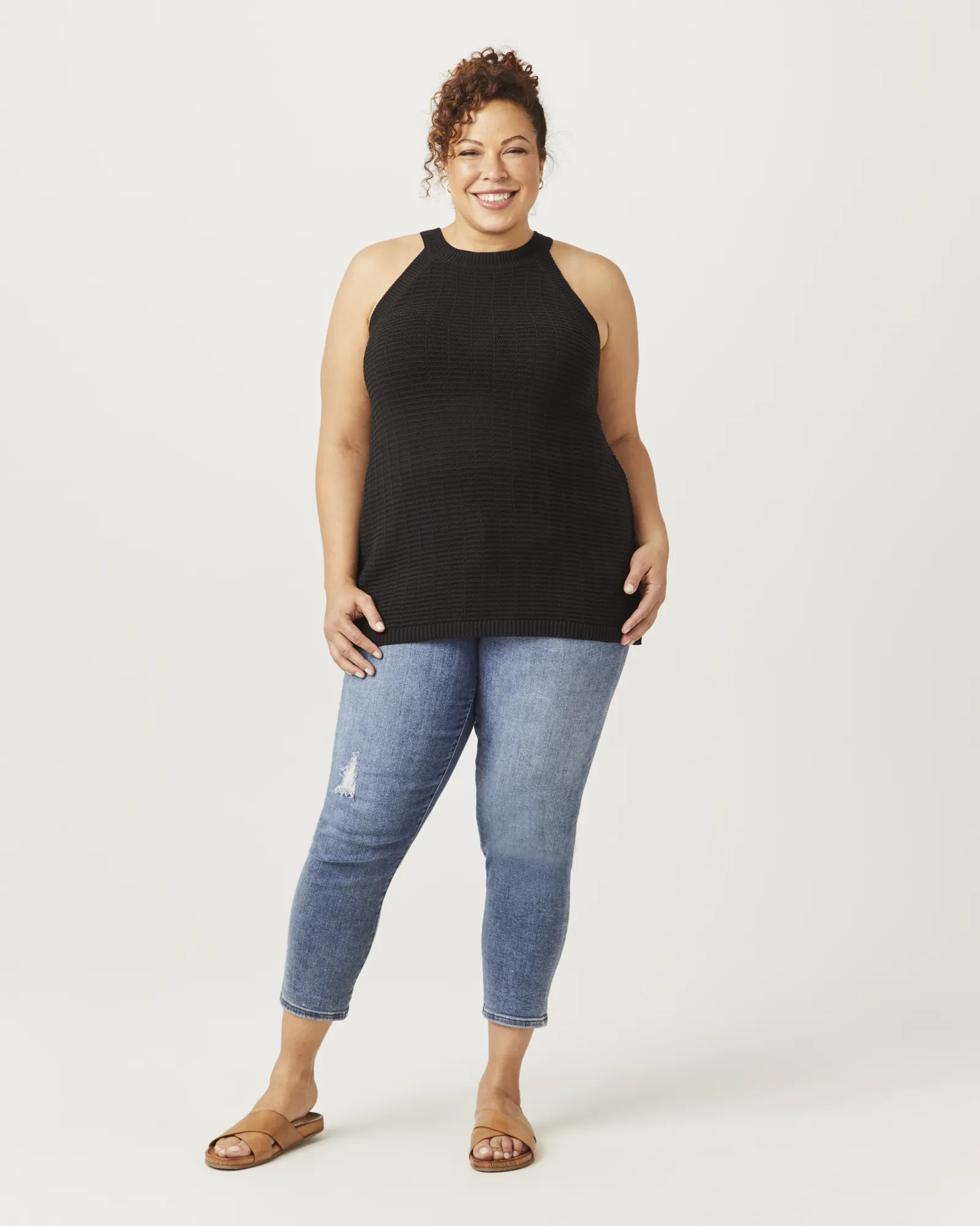 Bella Halter Top | Black