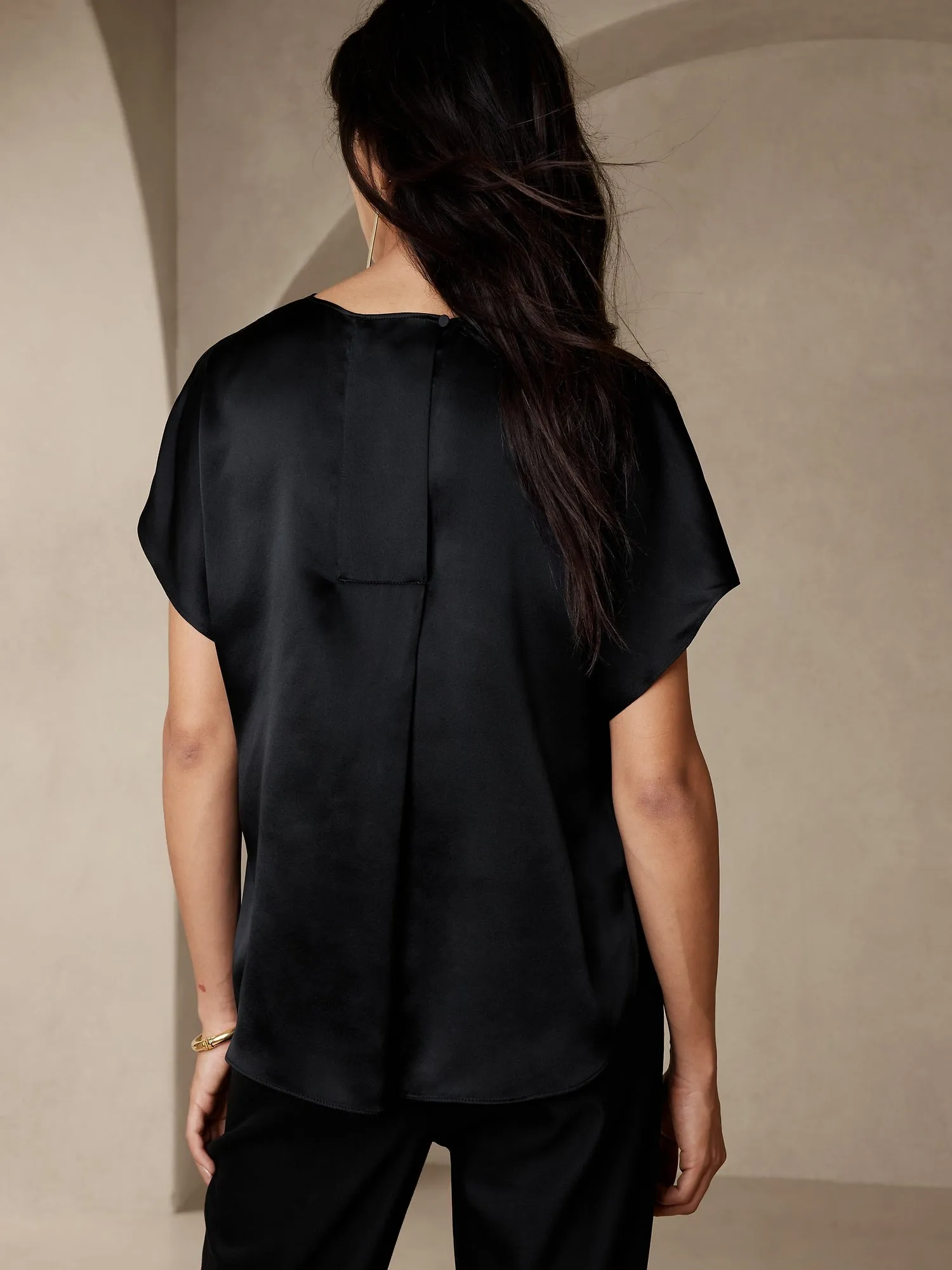 Bliss Silk Dolman Top