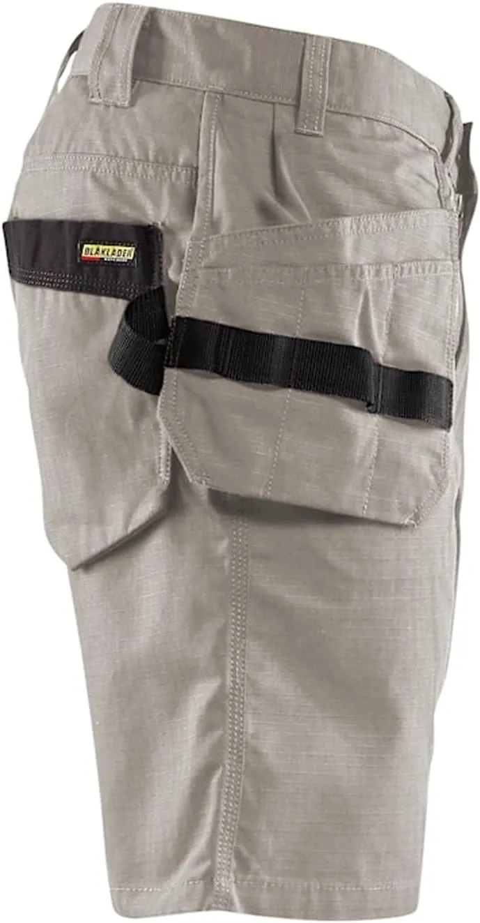 BLKLDER Men's Ripstop Breathable Stretch Work Shorts with Utility Pockets