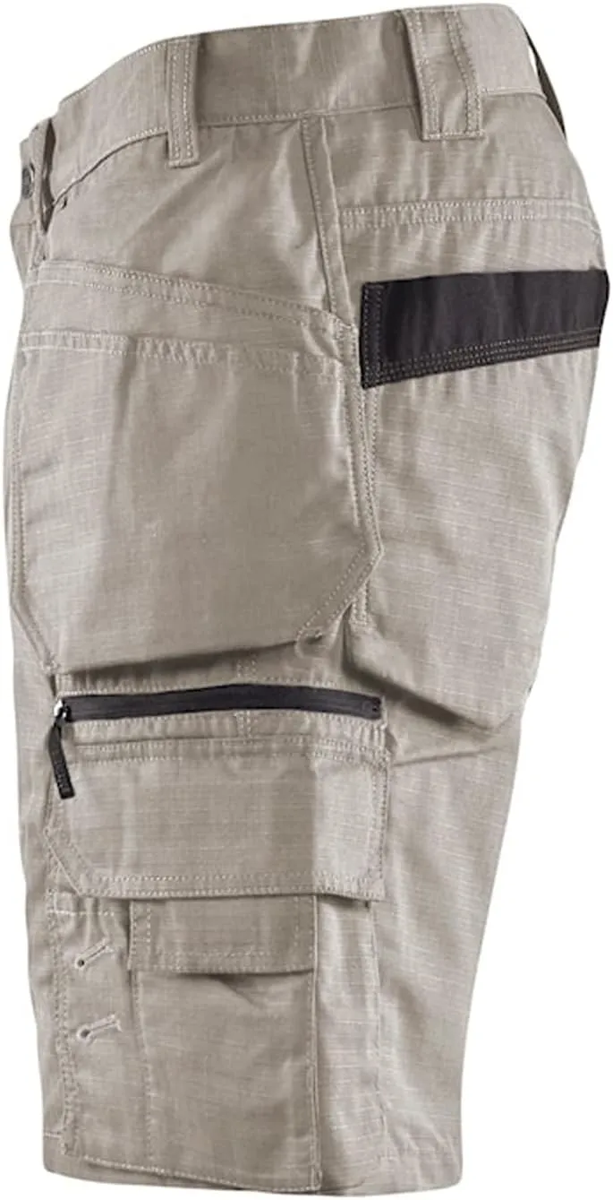 BLKLDER Men's Ripstop Breathable Stretch Work Shorts with Utility Pockets