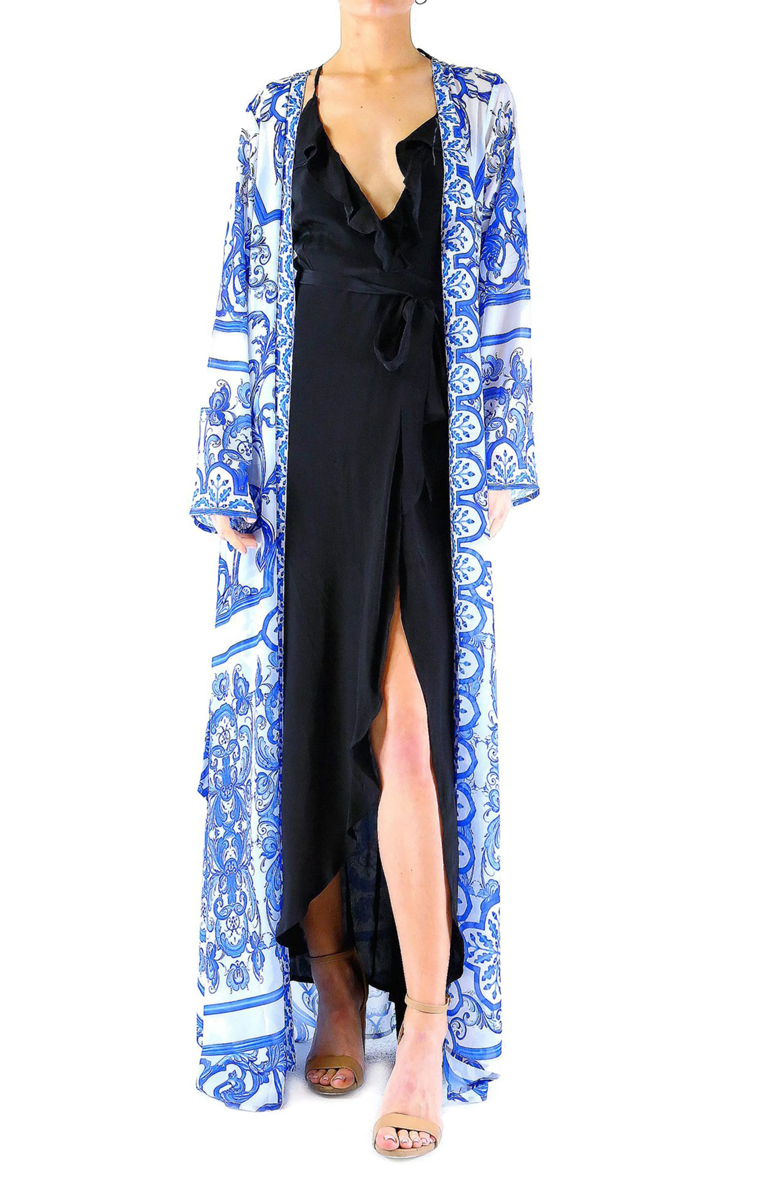 Blue Swimsuit Cover up