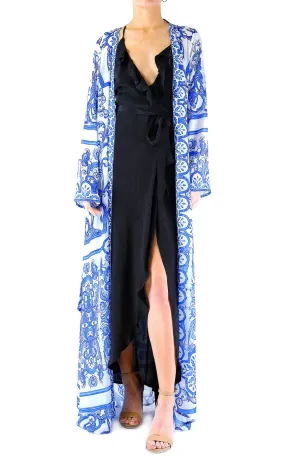 Blue Swimsuit Cover up