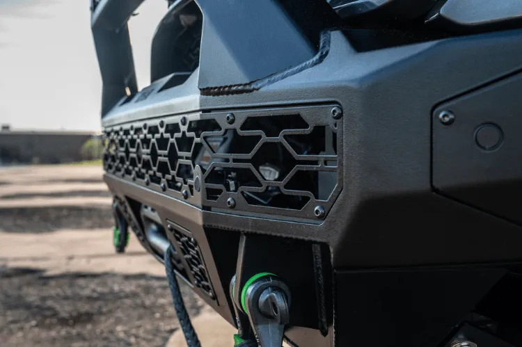 Bodyguard LBR21LYB Dodge Ram 1500 TRX 2021-2024 Freedom Series Baja Front Bumper Winch Ready Sensor Bare Metal