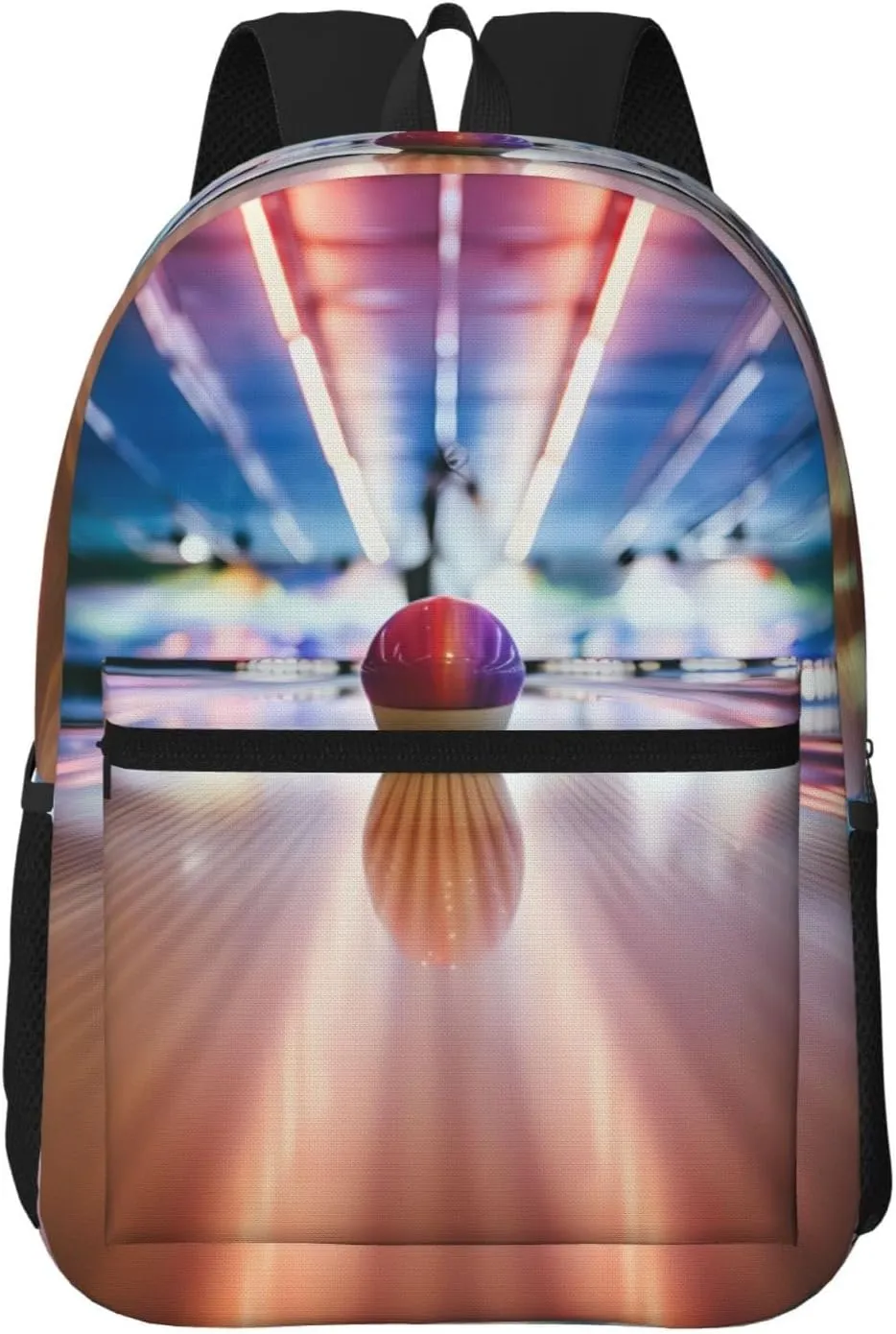 bowling ball Travel Laptop Backpack, 17 Inch Backpack for Men and Women, Work, Leisure, College, High School Backpack,