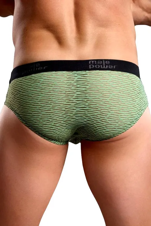 Brazilian Artigo Low-Rise Bikini Brief Underwear - Olive Green -Clearance