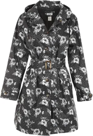 Capelli New York LadiesRain Coat with Belt