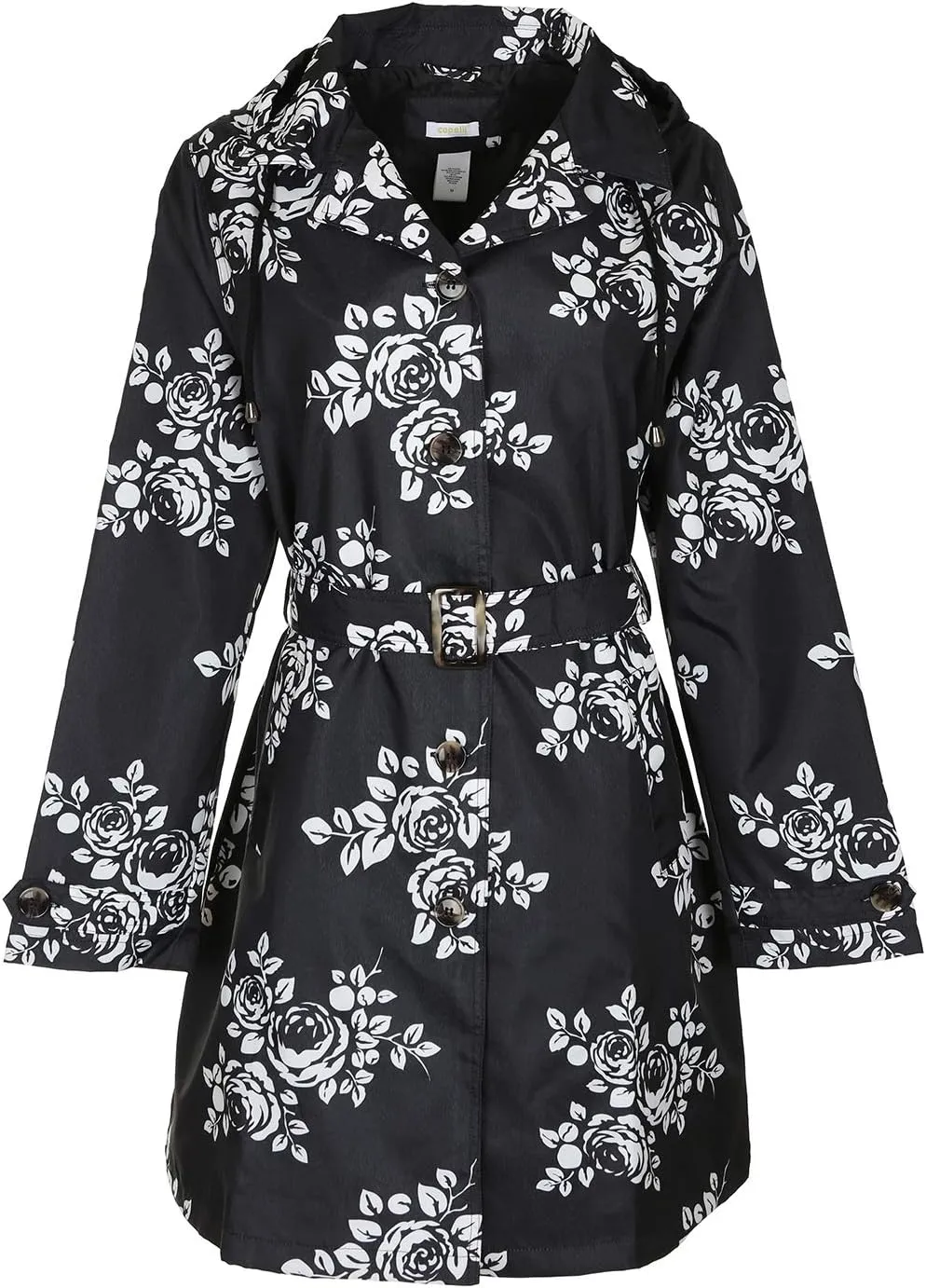 Capelli New York LadiesRain Coat with Belt