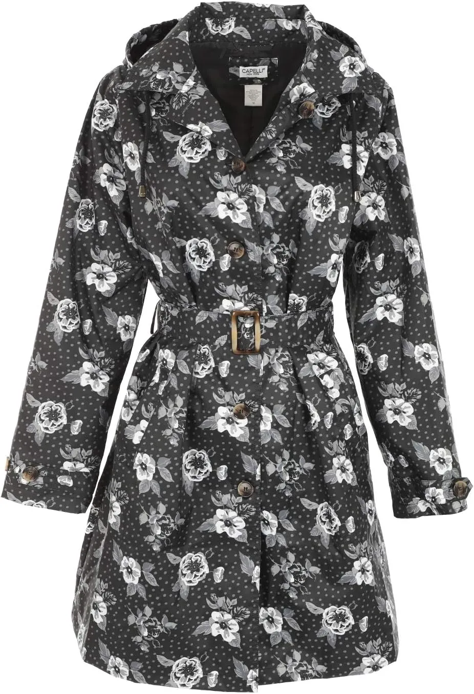 Capelli New York LadiesRain Coat with Belt