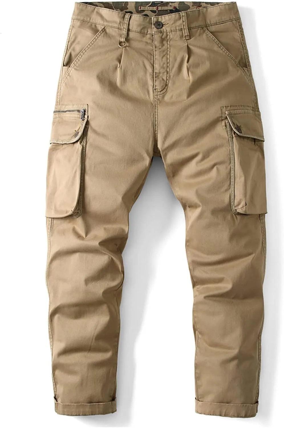 Cargo Pants for Men,Fashion Pants Slim Fit Straight-Leg Trousers Overalls Hiking Joggers with Pockets Mens Pants