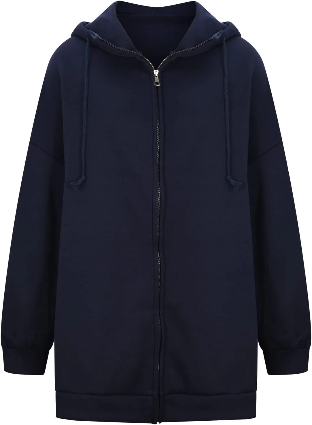 Ceboyel Women Oversized Sweatshirt Loose Fit Full Zip Up Fashion Long Hoodies Trendy Y2K Jackets Winter Outfits Clothes 2023