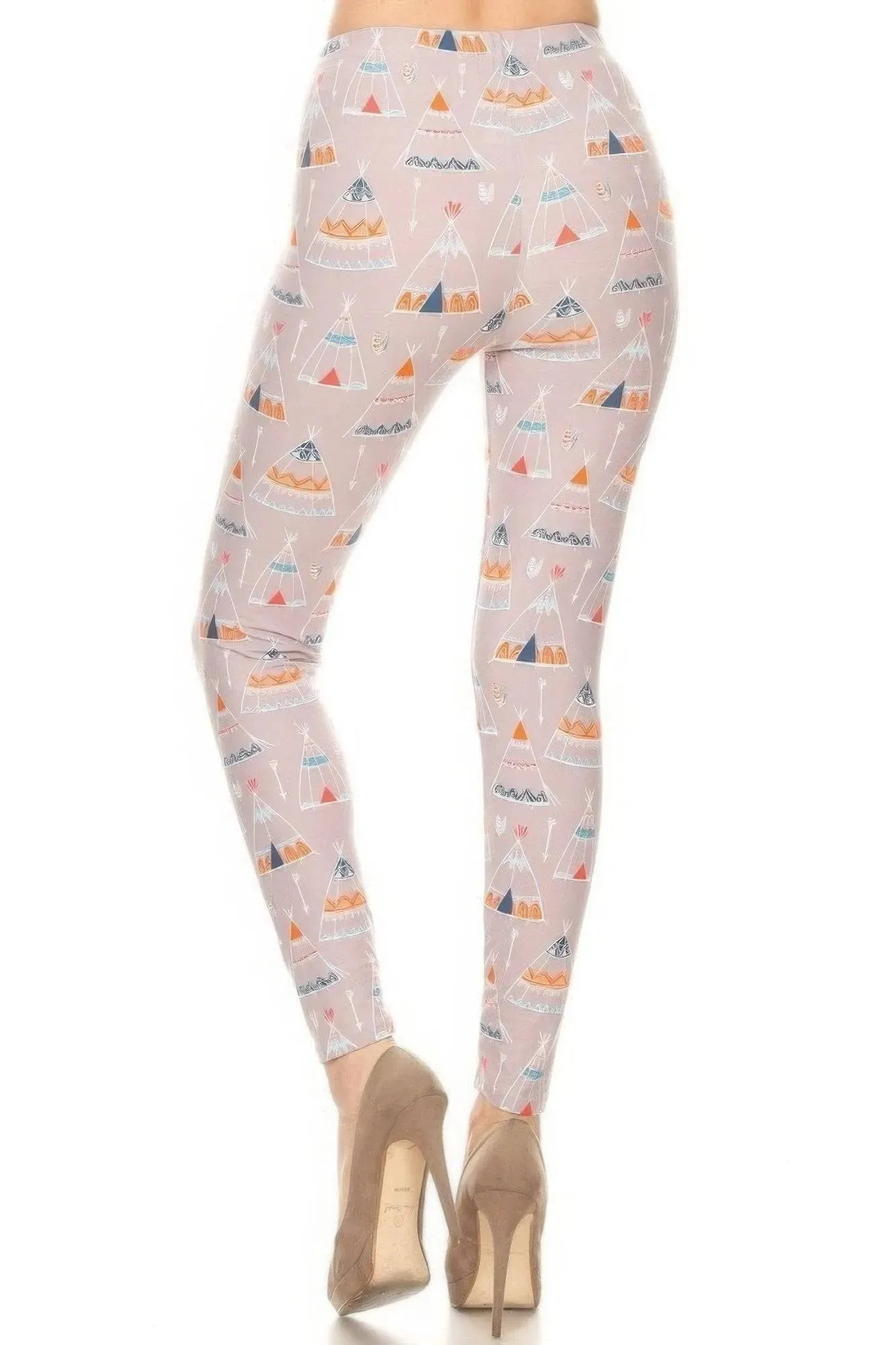 Charming Teepee High-Rise Leggings - Comfortable & Stylish