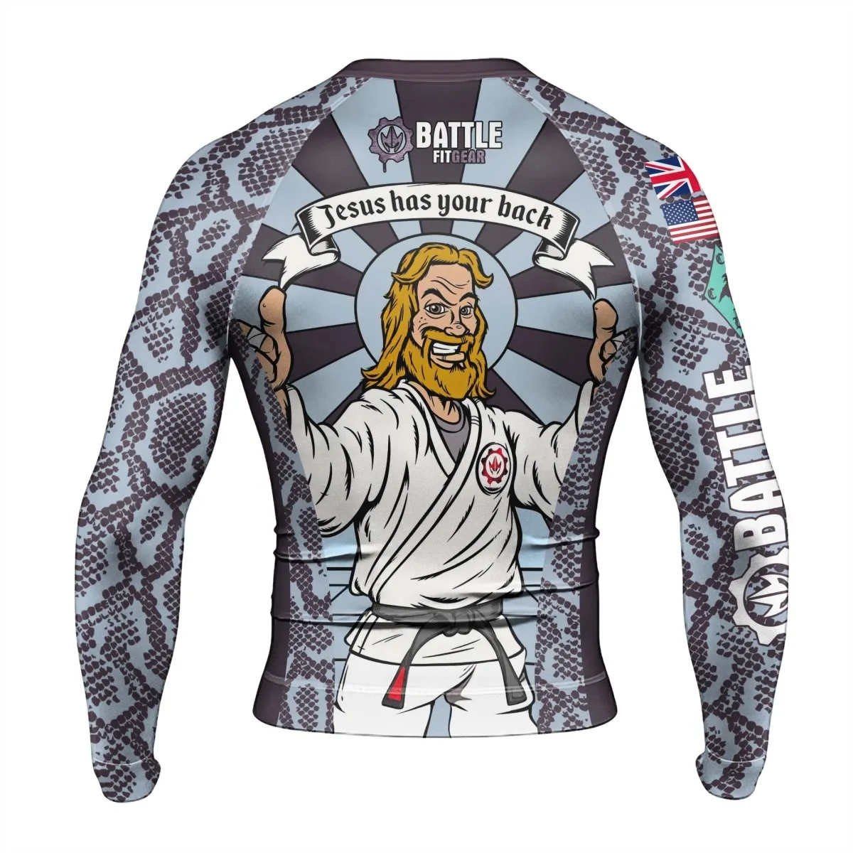 Choking Hazard Men's Long Sleeve Rash Guard