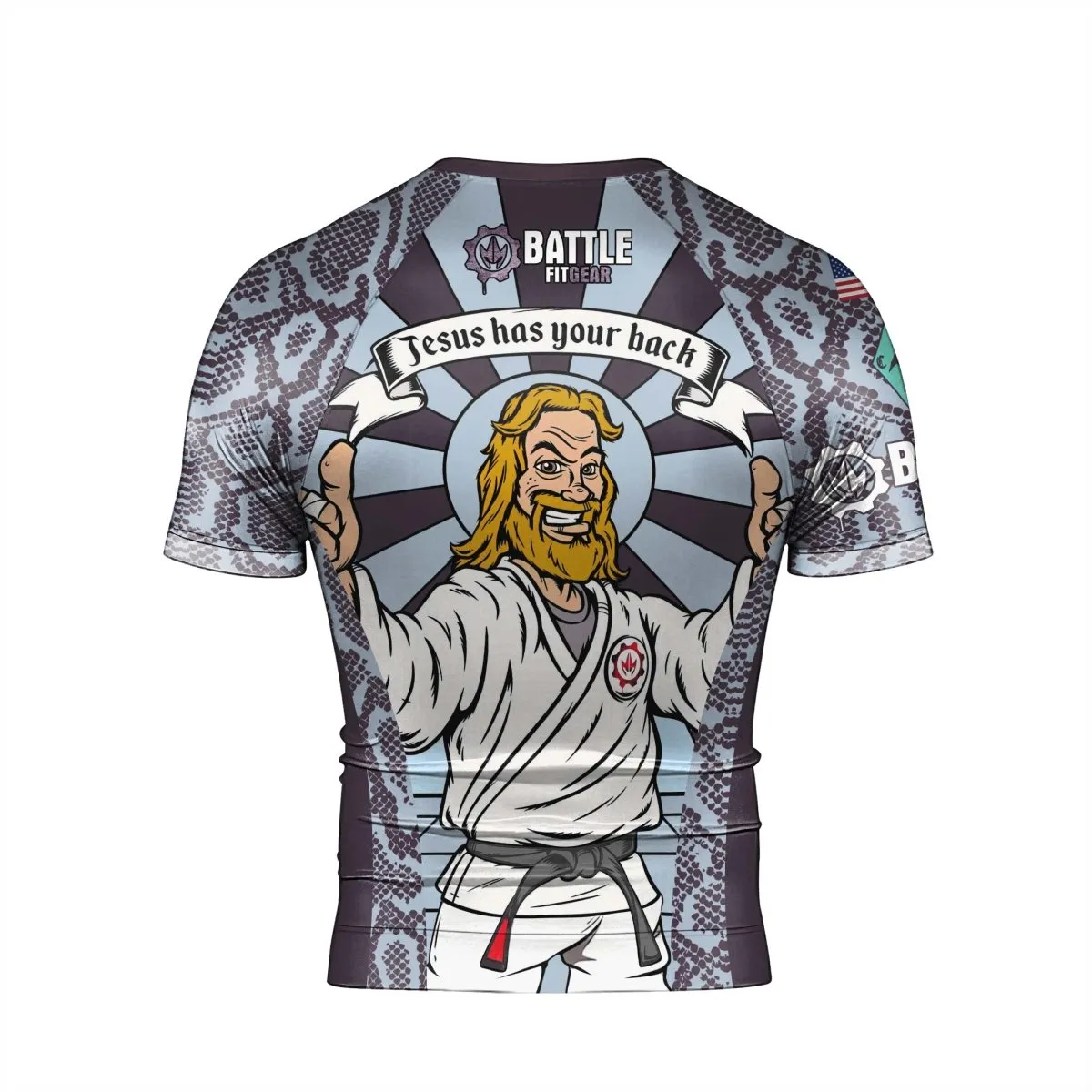 Choking Hazard Men's Short Sleeve Rash Guard