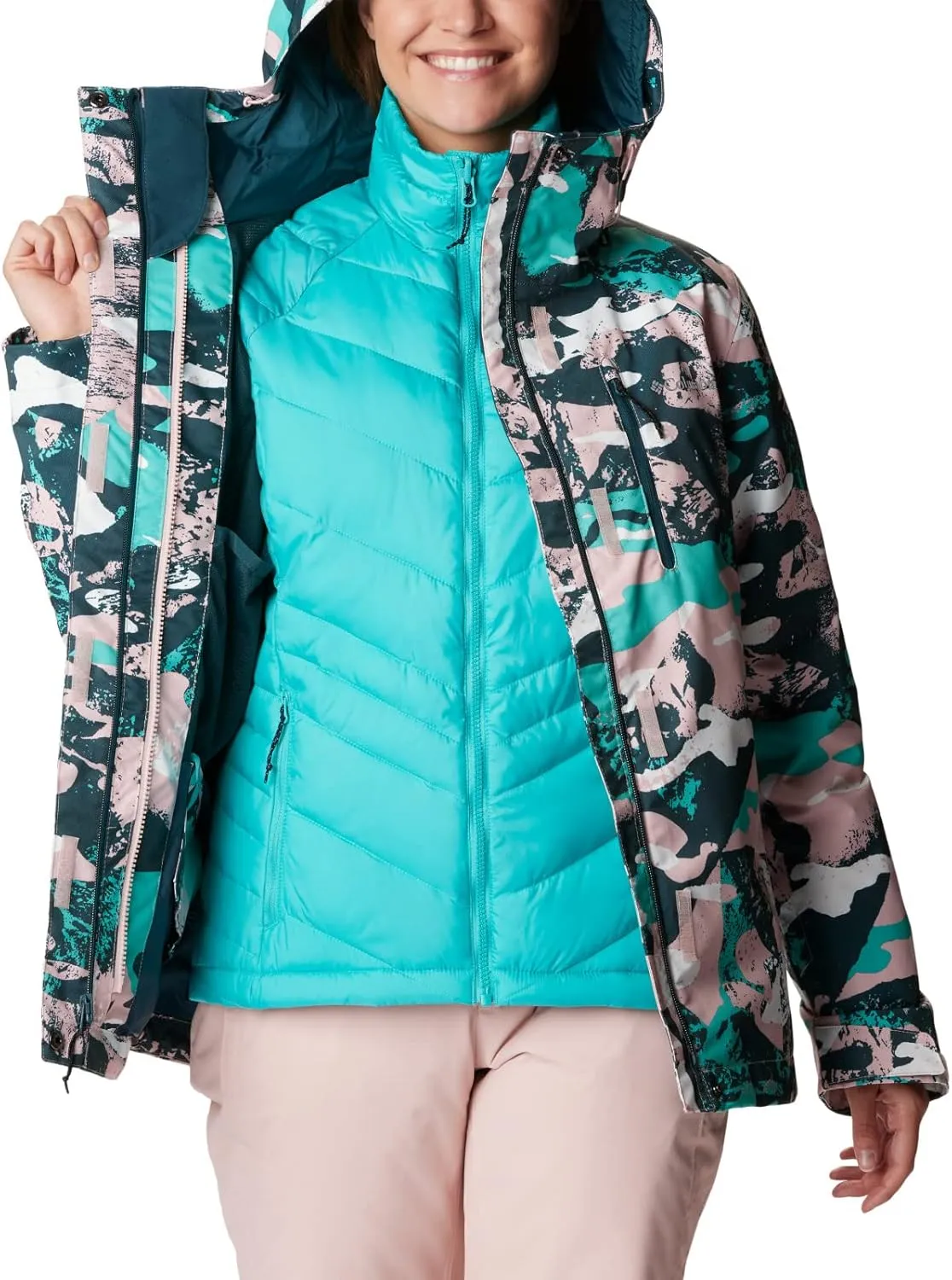 Columbia Womens Whirlibird IV Interchange Winter Jacket, Waterproof & Breathable
