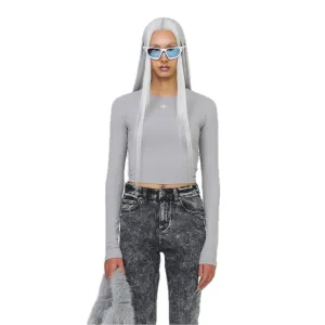 Compass Hug Tight Sports Top In Gray