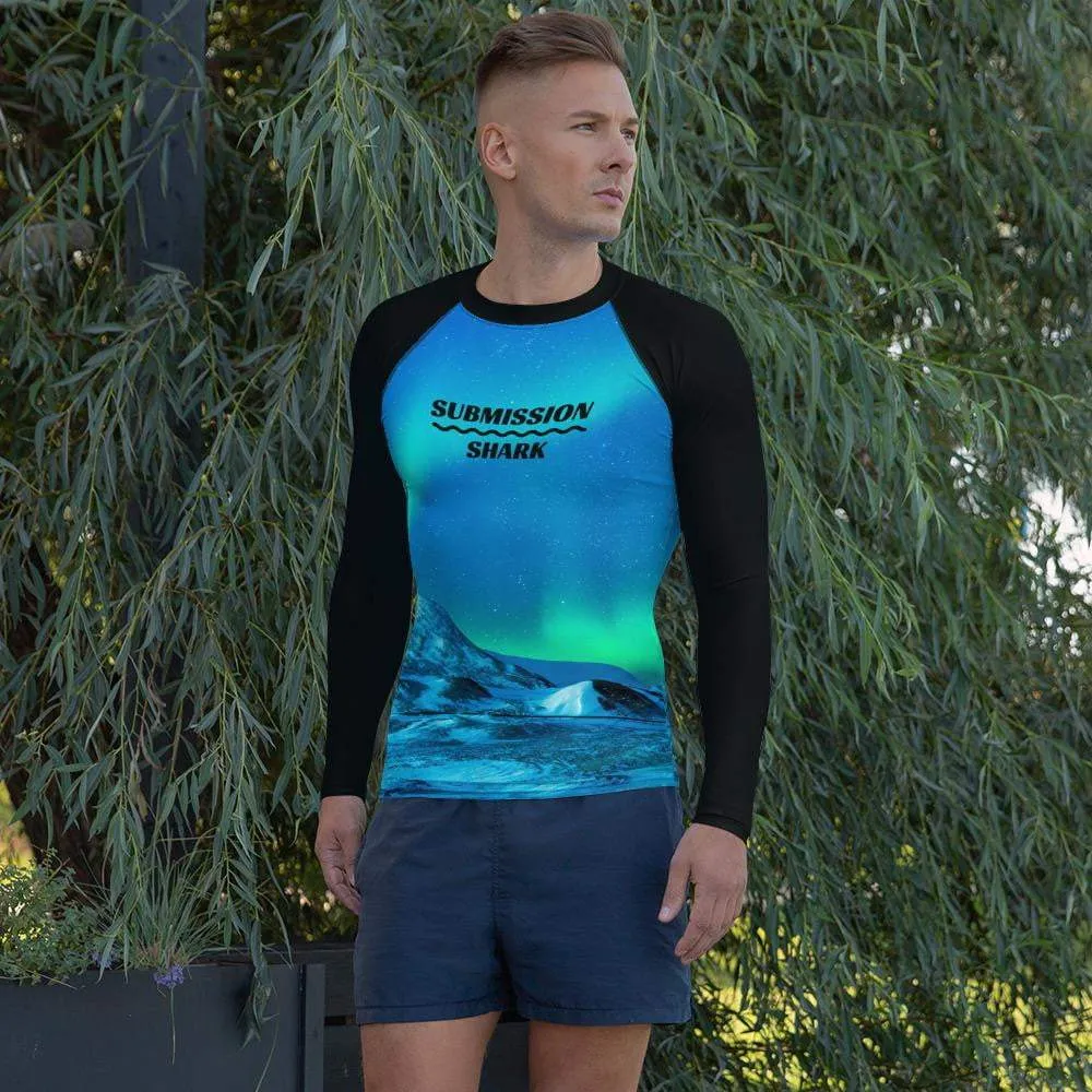 Cosmic Aurora ~ Men's BJJ Rash Guard
