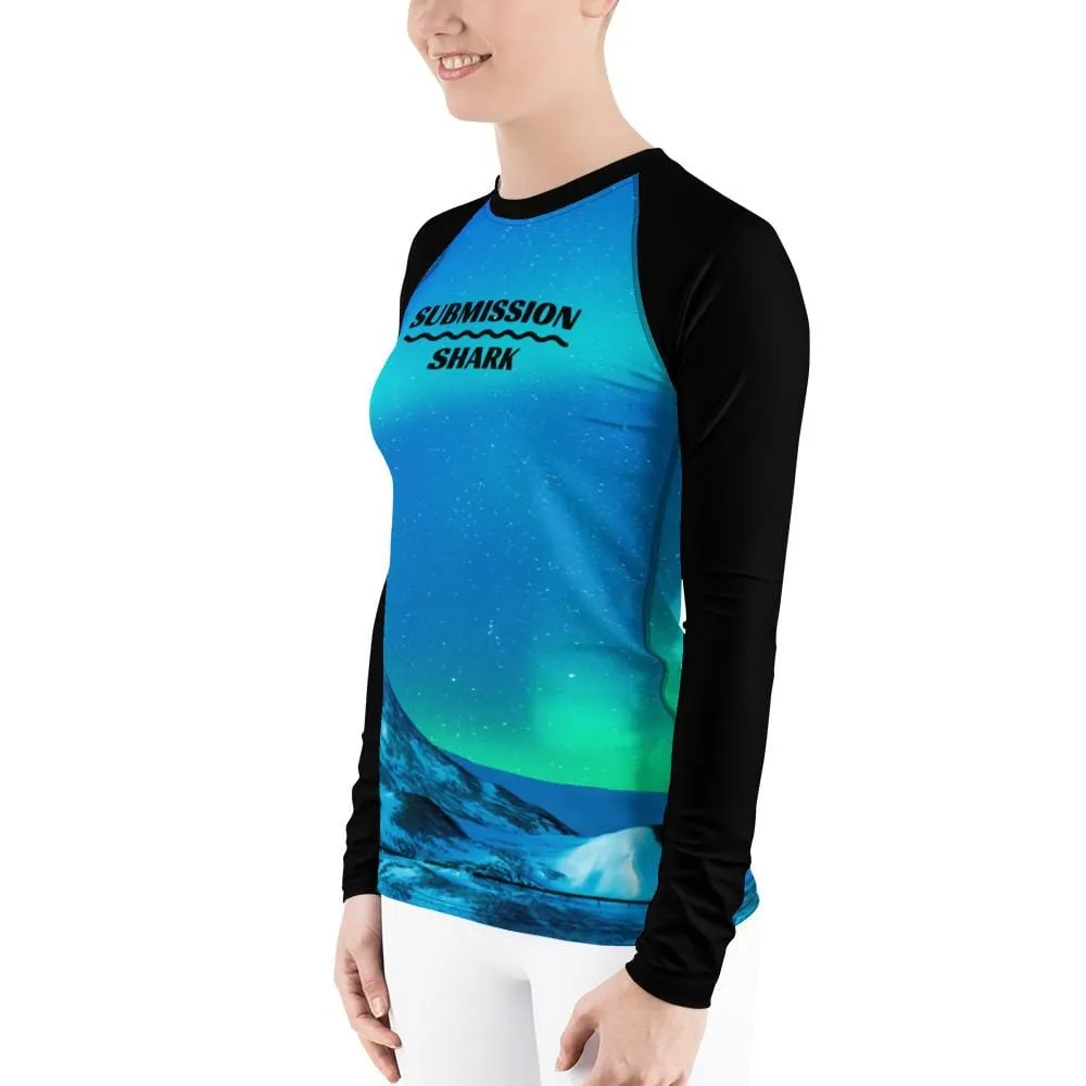 Cosmic Aurora ~ Women's Rash Guard