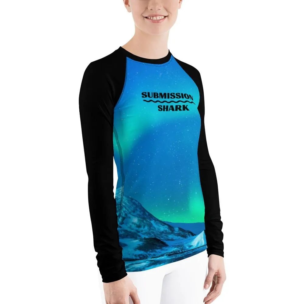 Cosmic Aurora ~ Women's Rash Guard