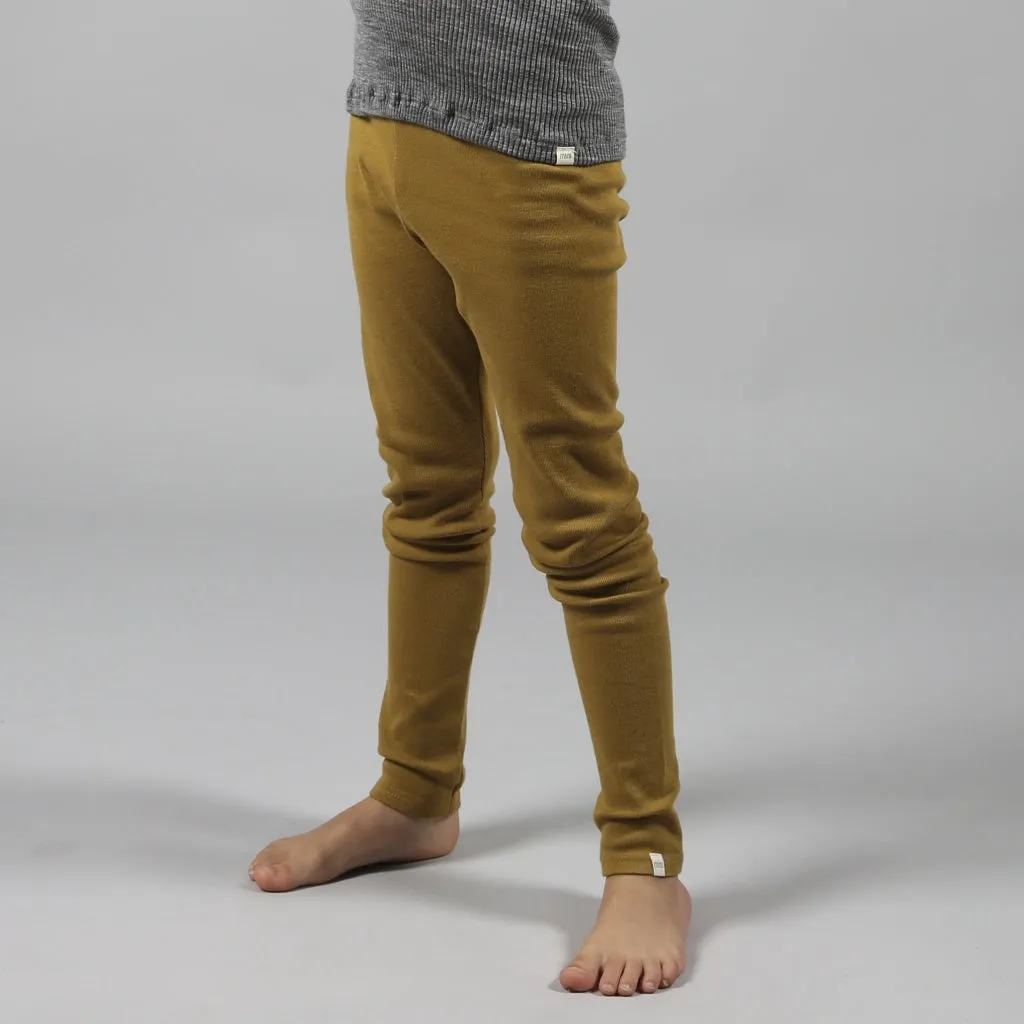 Cotton Nice Leggings - Golden Leaf - 6-12y