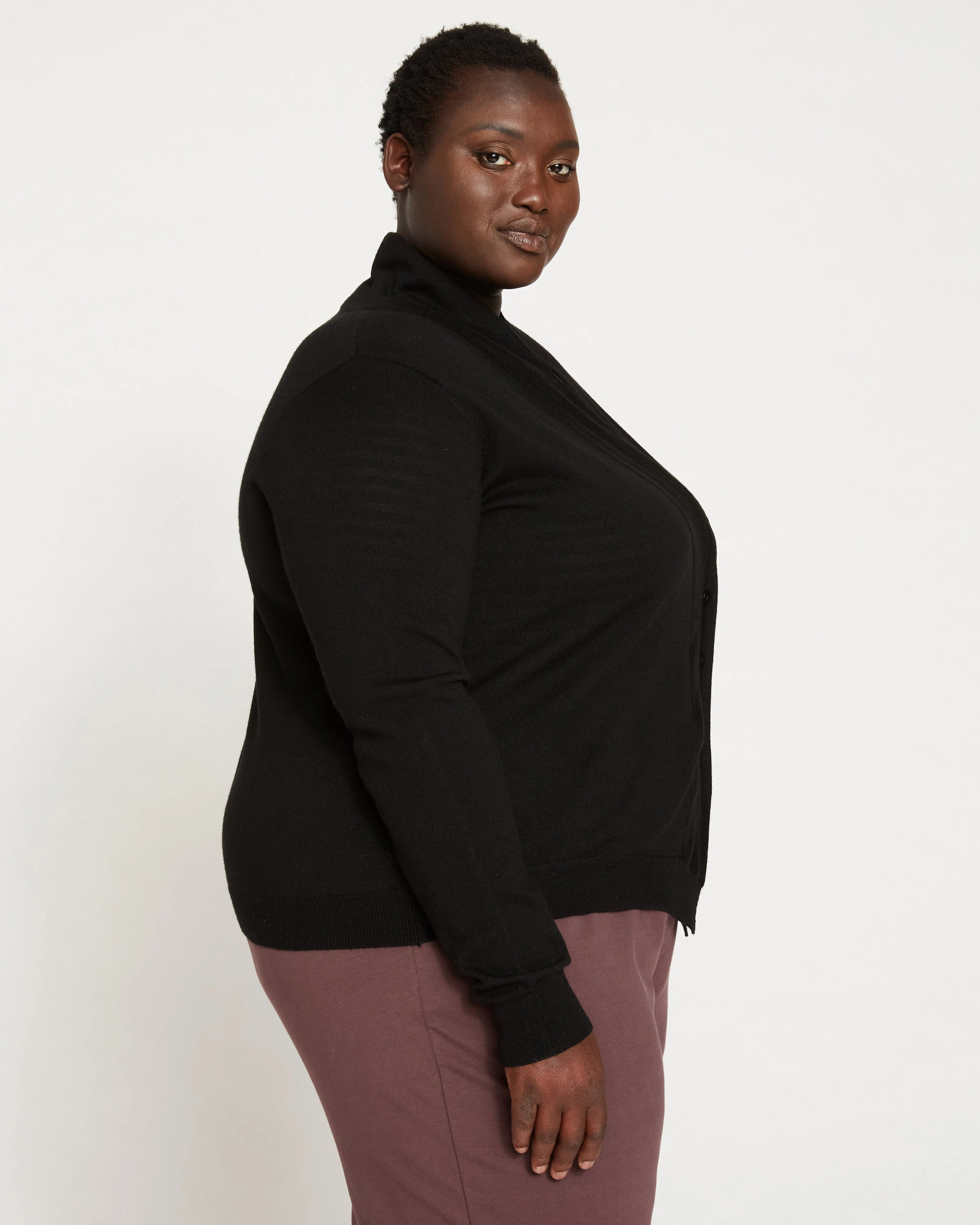 Curve Cardi - Black