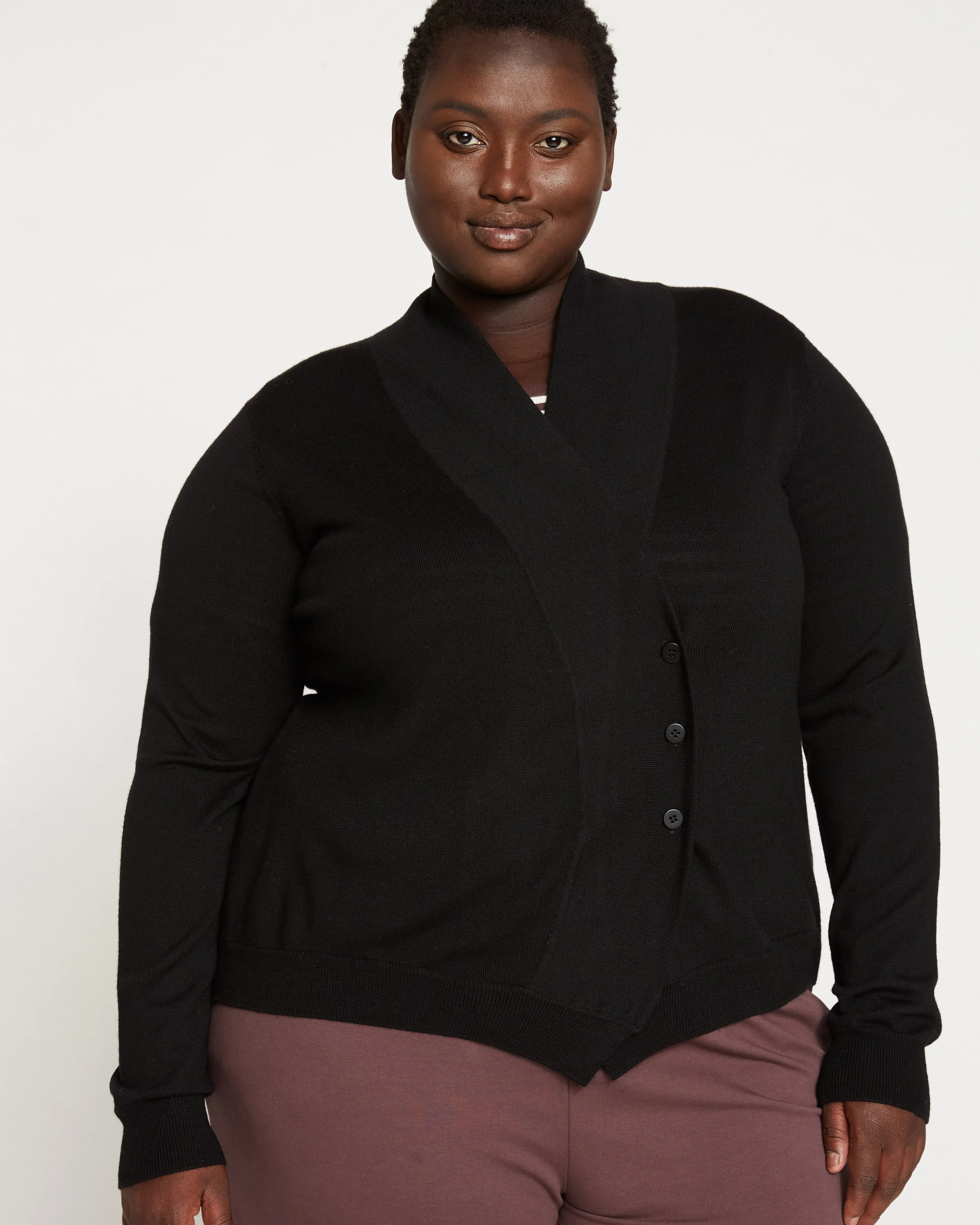 Curve Cardi - Black