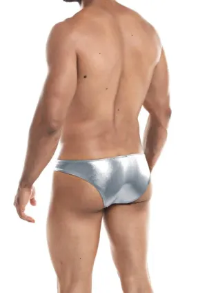 CUT FOR MEN LOW RISE BIKINI SILVER X LARGE