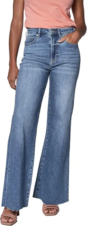 DEAR JOHN Fiona Women's Jeans Wide Leg High Rise Full Inseam