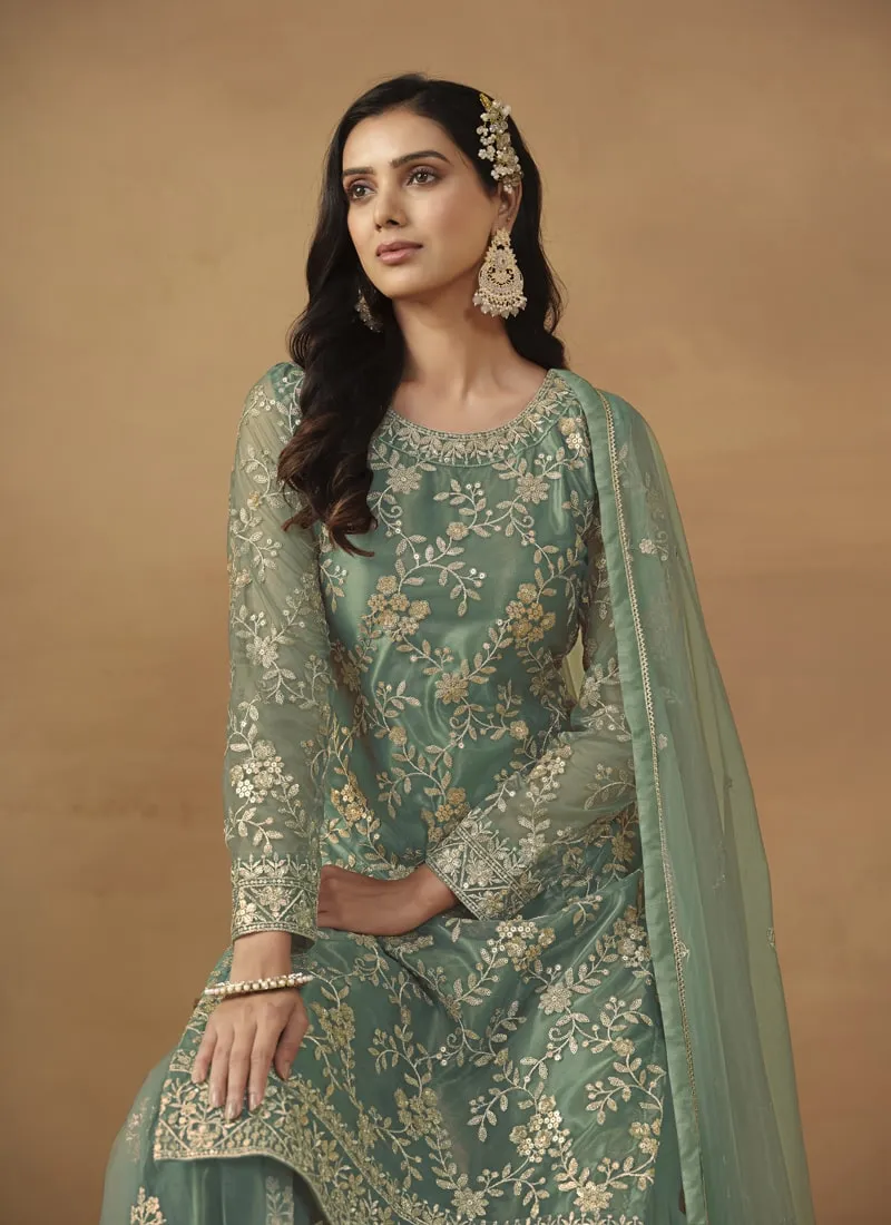Designer Sharara Suit Ensemble