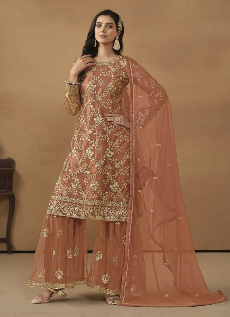 Designer Sharara Suit Ensemble