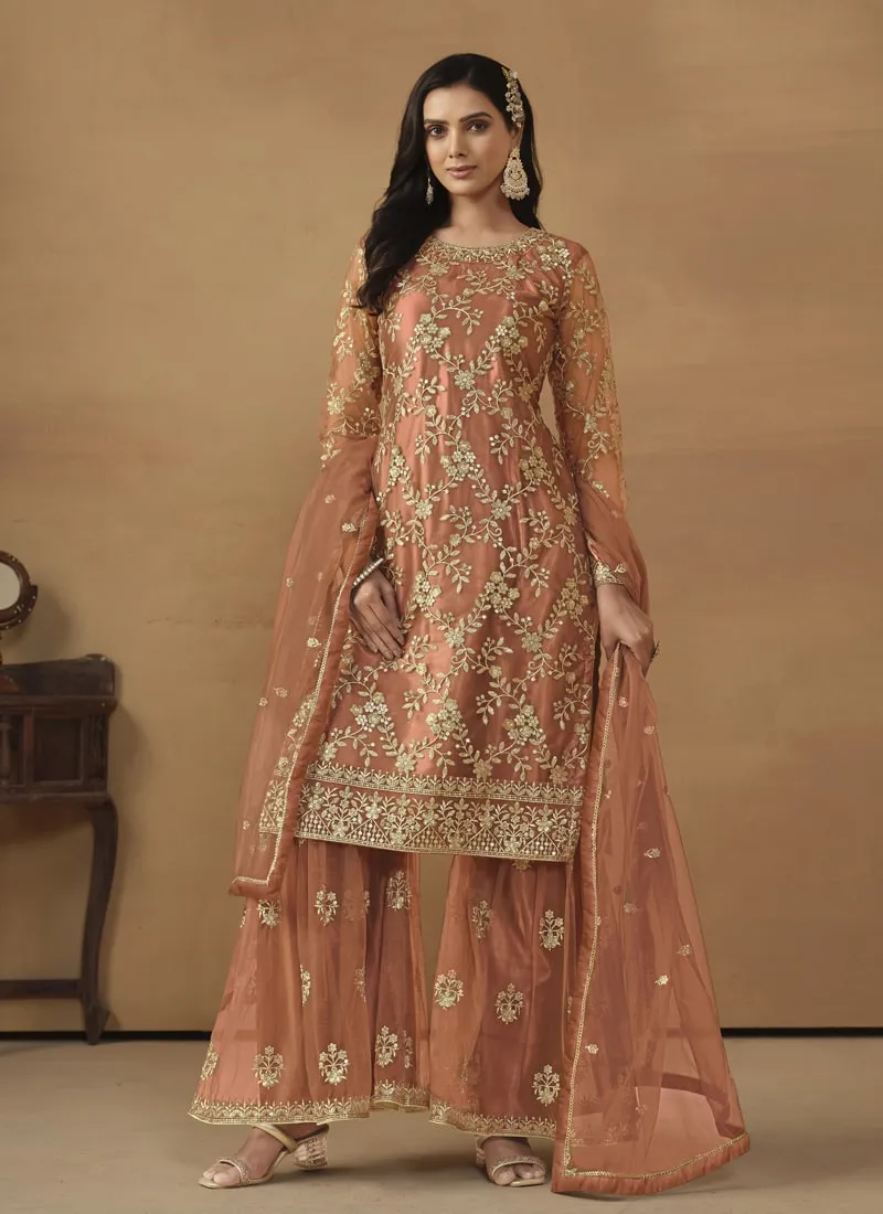 Designer Sharara Suit Ensemble