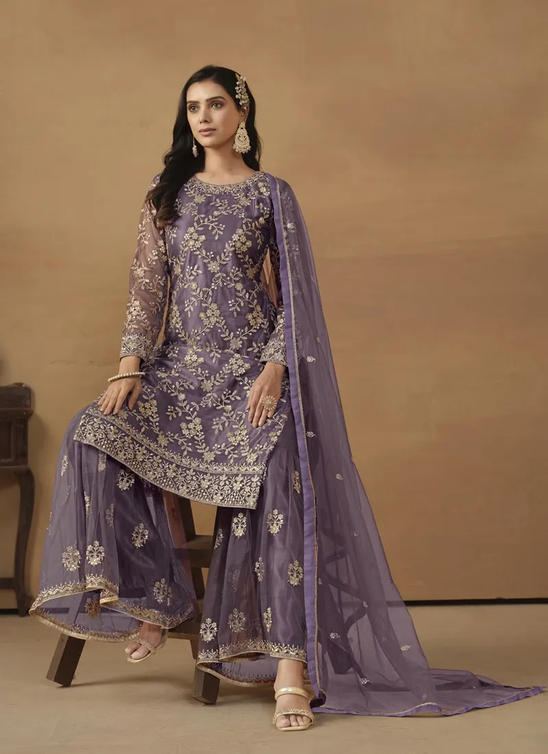 Designer Sharara Suit Ensemble