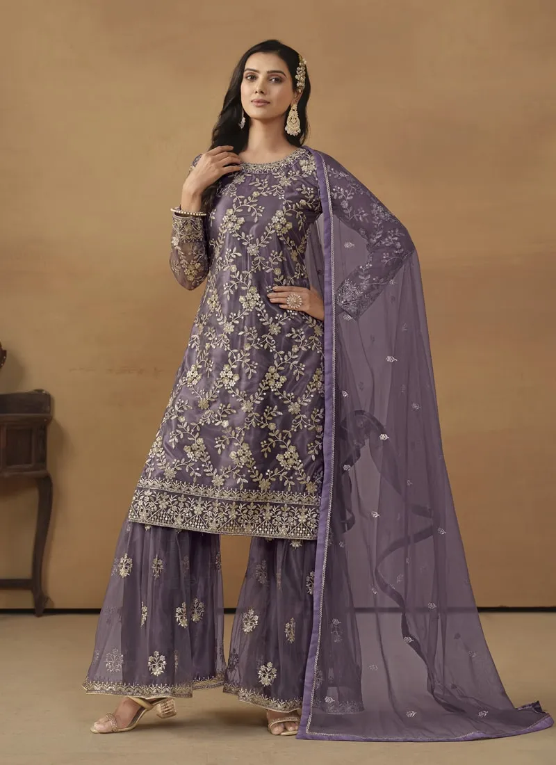 Designer Sharara Suit Ensemble