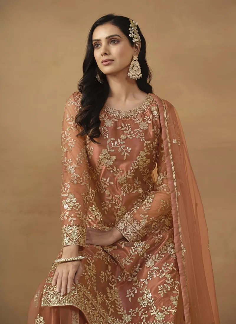 Designer Sharara Suit Ensemble